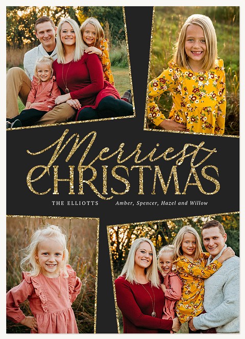 All That Glitters Personalized Holiday Cards