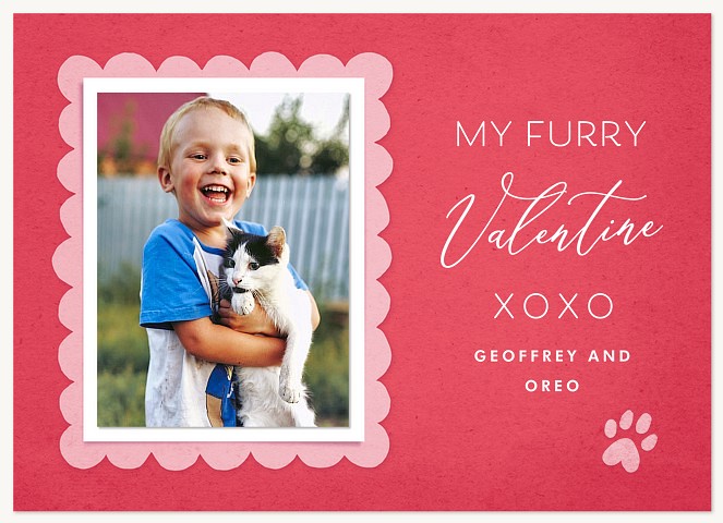 Furry Valentine Valentines Cards