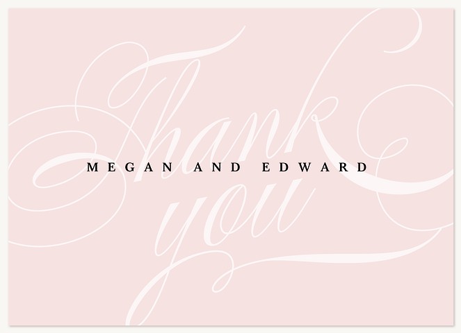 Elegant Flourishes Thank You Cards 