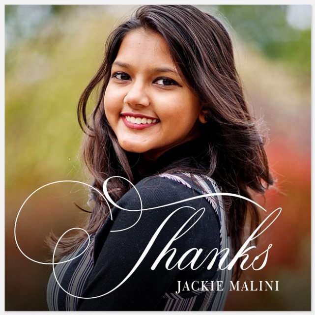 Signature Script Thank You Cards 