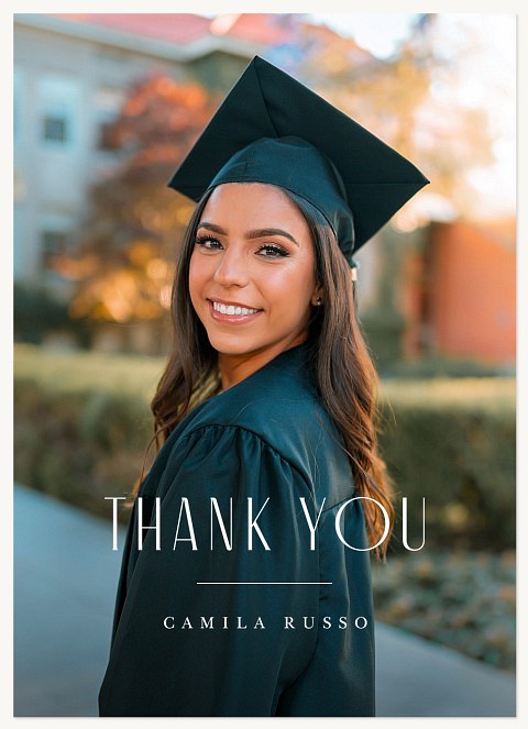 Stacked In Line Thank You Cards 