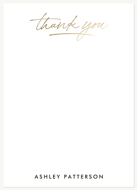 Gleaming Greeting Thank You Cards 