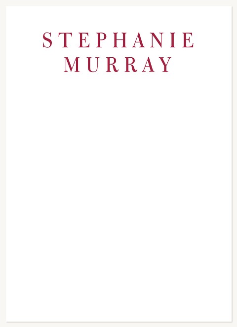 Classic Info Thank You Cards 