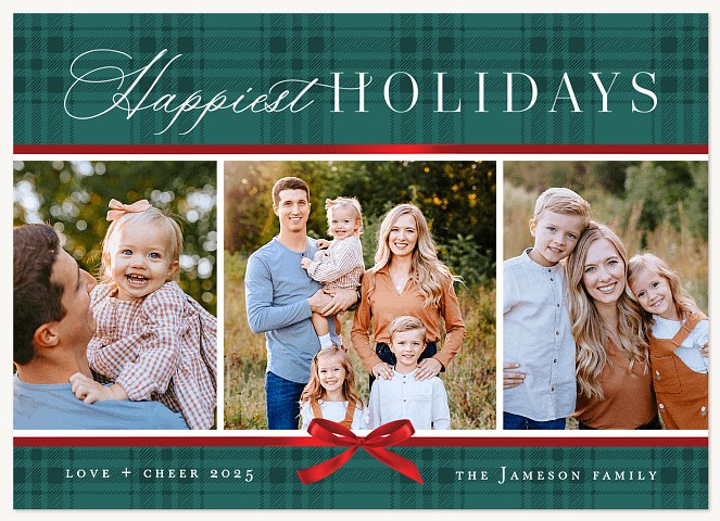 All Wrapped Up Personalized Holiday Cards