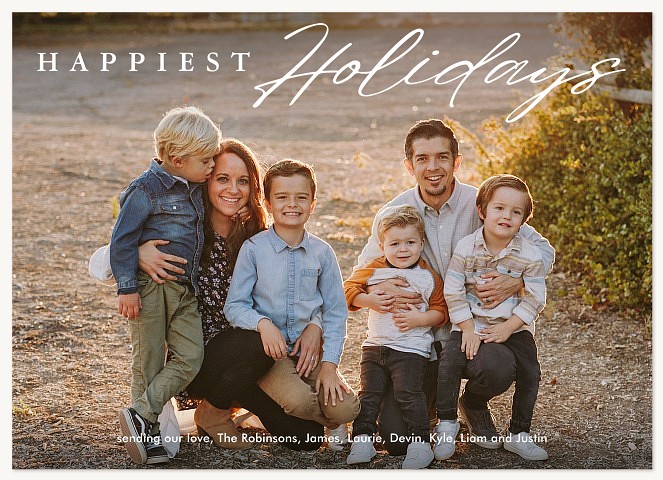 Swiftly Scripted Personalized Holiday Cards