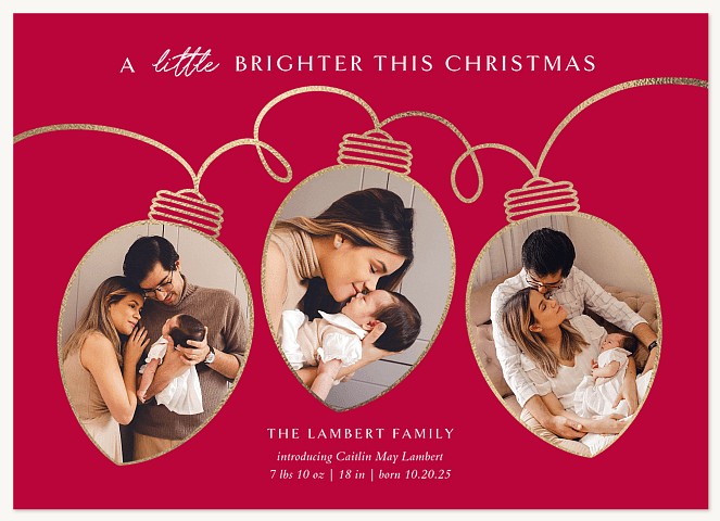 Little Brighter Personalized Holiday Cards