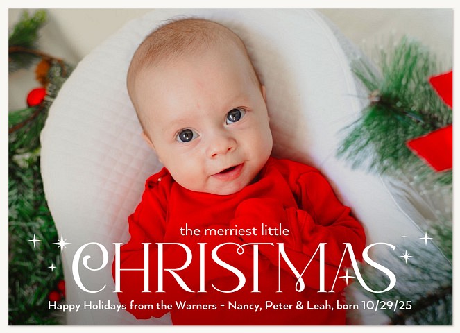 Merry Magic Personalized Holiday Cards