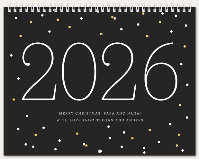 Big Confetti Calendar Custom Photo Calendars