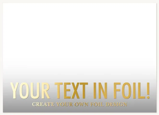 Create Your Own Foil Design Twin Birth Announcements