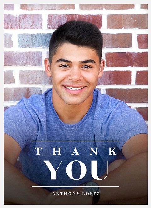 Subtle Refinement Thank You Cards 