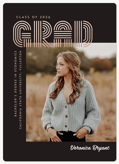 Retro Reverie Graduation Cards