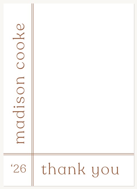 Pinstripes Thank You Cards 