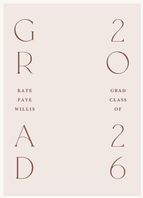 Vertical Deco Thank You Cards 