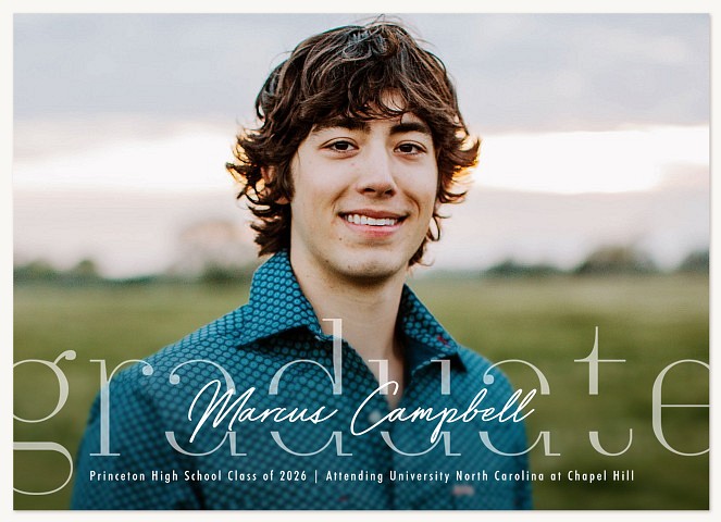 Graduate Overlay Graduation Cards