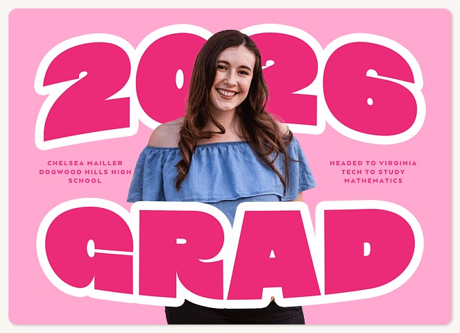 Bold Grad Graduation Cards