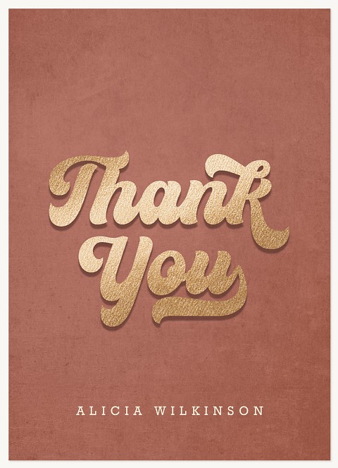 Vintage Style Thank You Cards 