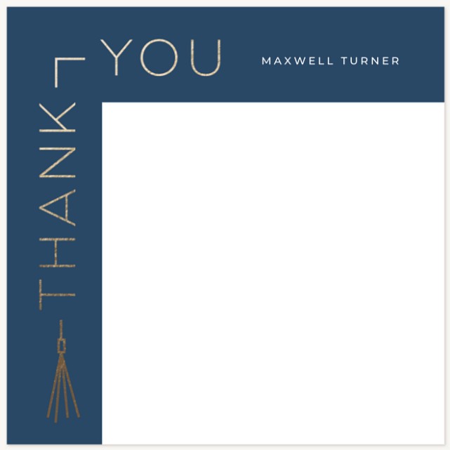 Type & Tassel Thank You Cards 