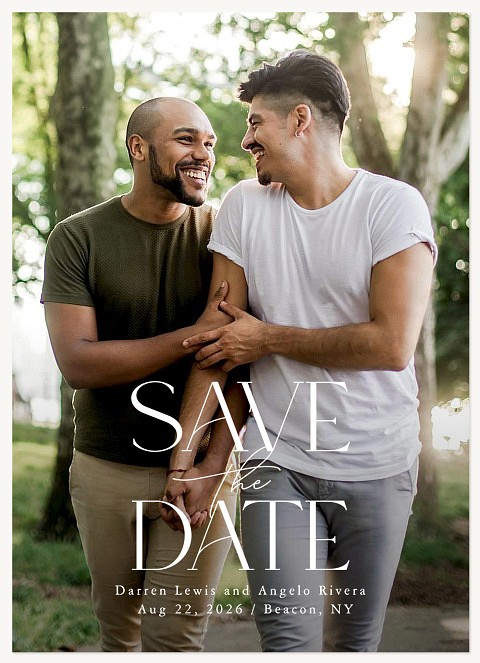 Perfect Balance Save the Date Cards