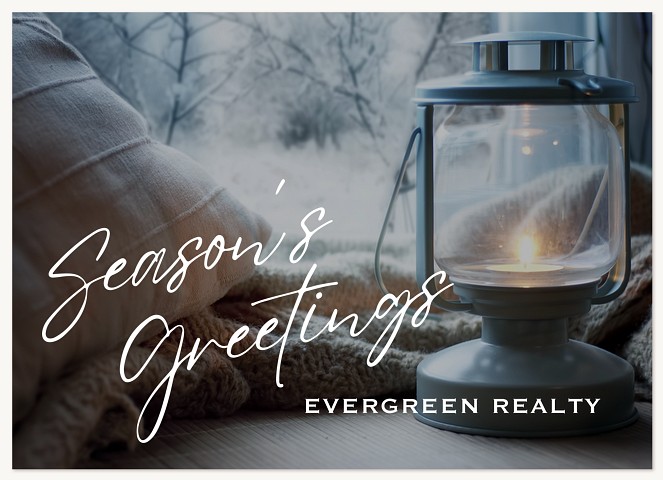 Cozy Corner Business Holiday Cards