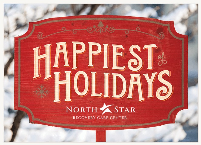 Vintage Greetings Business Holiday Cards