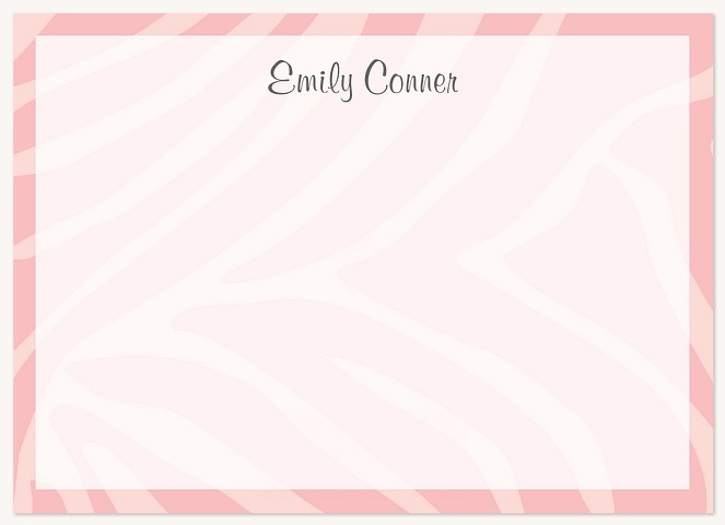 Lil Miss Zebra Stationery