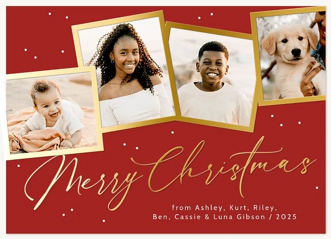 Lovely Frames Personalized Holiday Cards