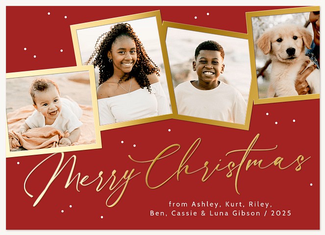 Lovely Frames Personalized Holiday Cards