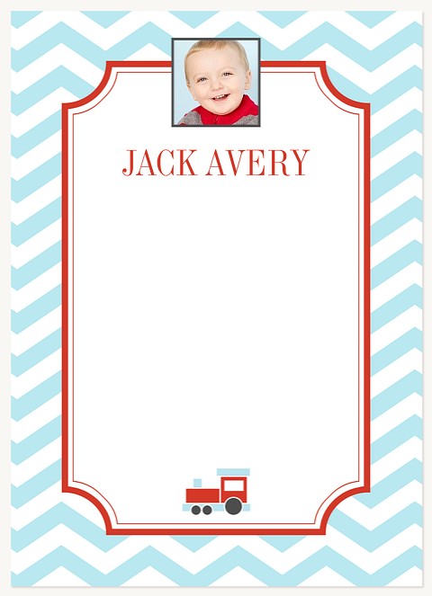 Cherry Tracks Kids Thank You Cards