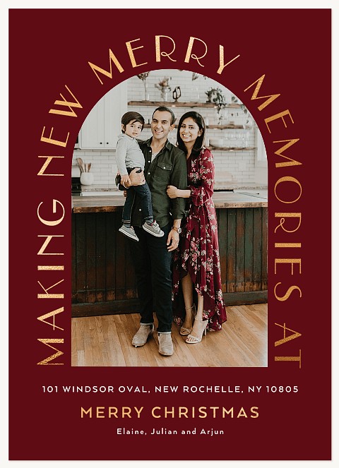 Merry Memories Personalized Holiday Cards