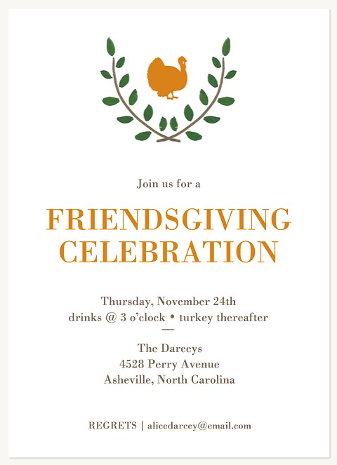 Friendsgiving Thanksgiving Cards