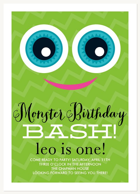 Party Roar Kids Birthday Invitations
