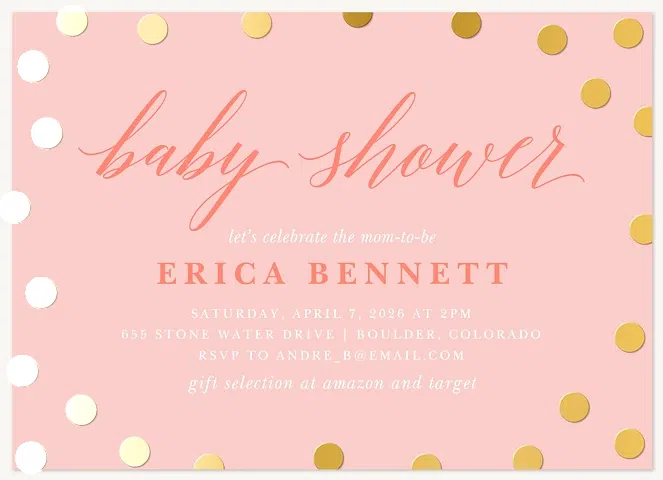 Delightfully Charming Baby Shower Invites