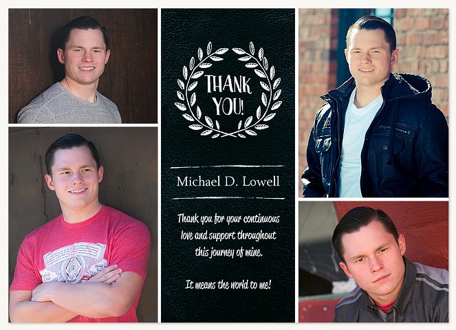 Accomplished Year Graduation Thank You Cards