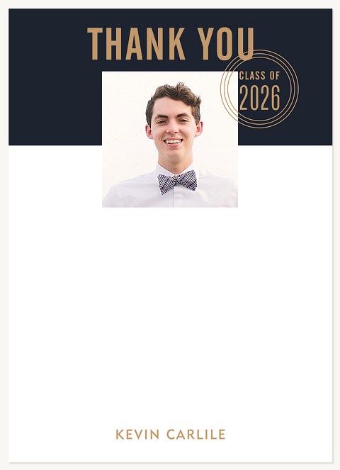 Outstanding Success Graduation Thank You Cards