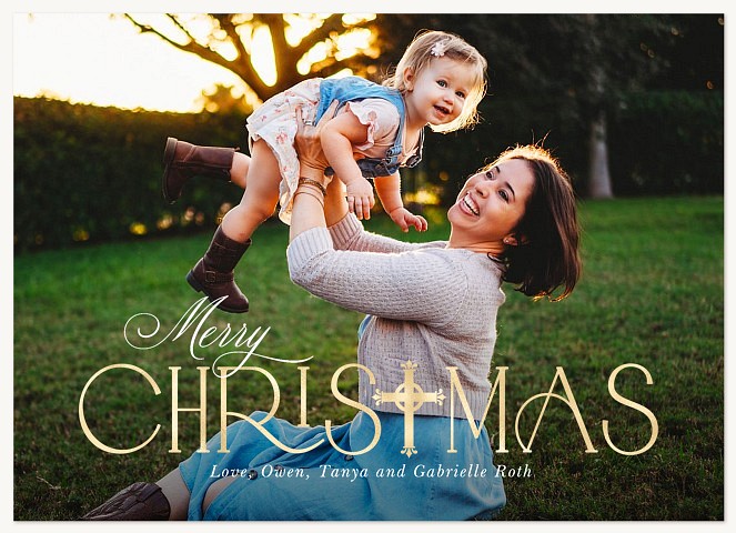 Divine Christmas Personalized Holiday Cards