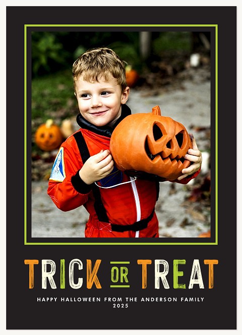 Trick or Treat Halloween Cards