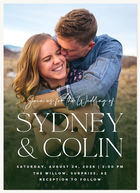 Emerald Overlay Wedding Invitations