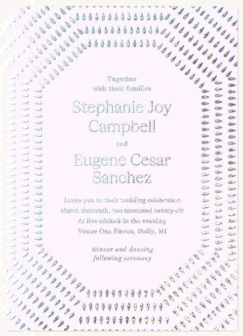 Iridescent Dreams Wedding Invitations