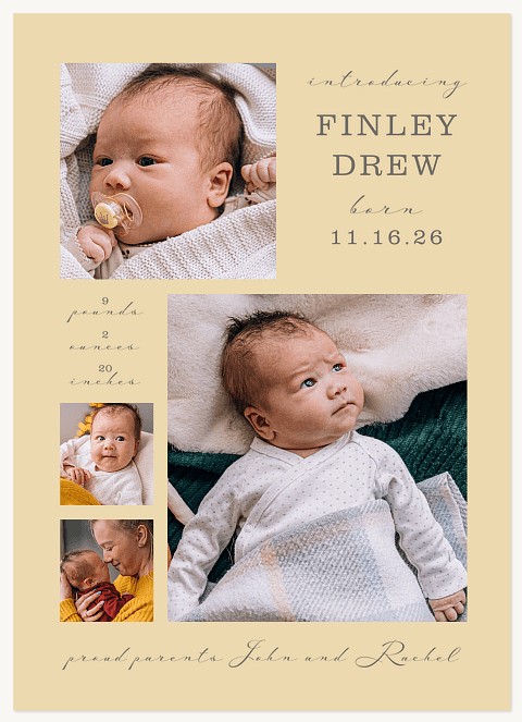 Moments of Joy Baby Announcements