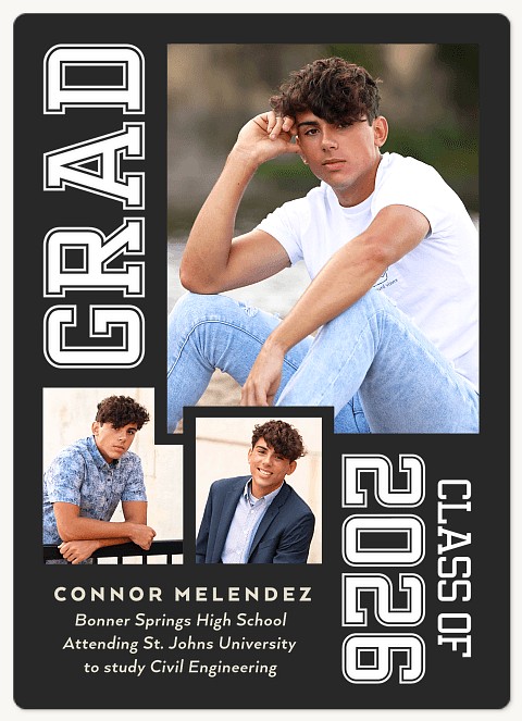Collegiate Collage Graduation Cards