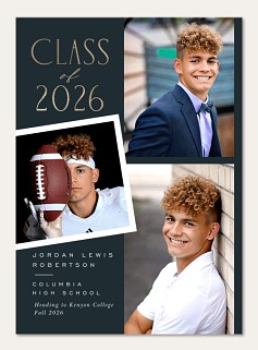grad card announcements Graduation Announcement Photo Cards & Invitation main image 0