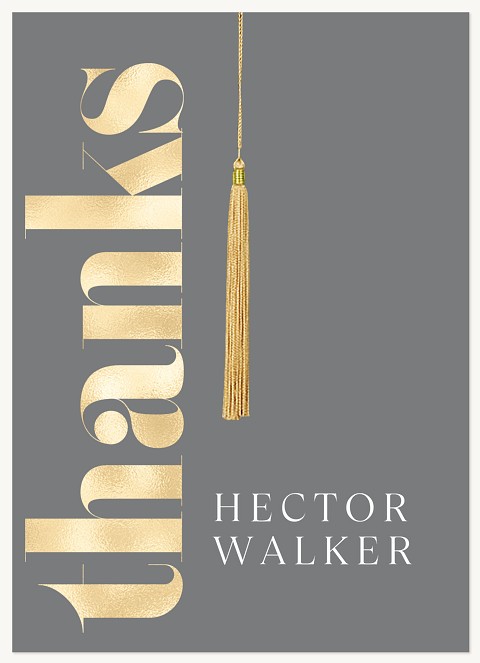 Tassel Triumph Thank You Cards 