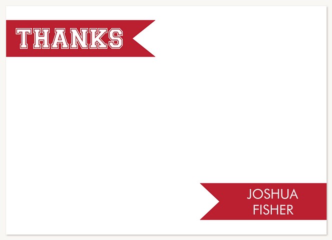 Big Banner Thank You Cards 