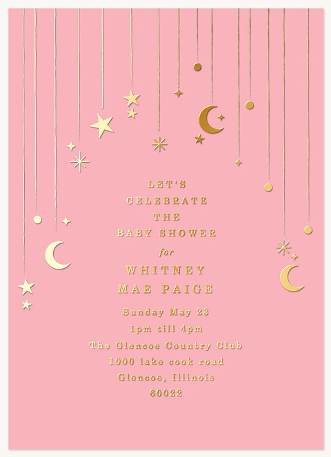 Heaven Sent Baby Shower Invites