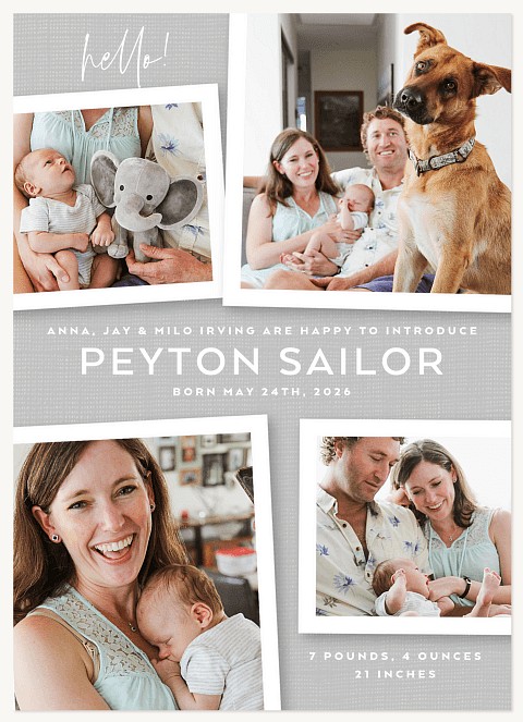 Canvas Gallery Baby Announcements