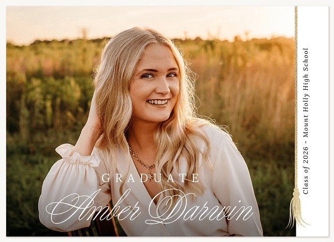 Luxe Tassel Graduation Cards