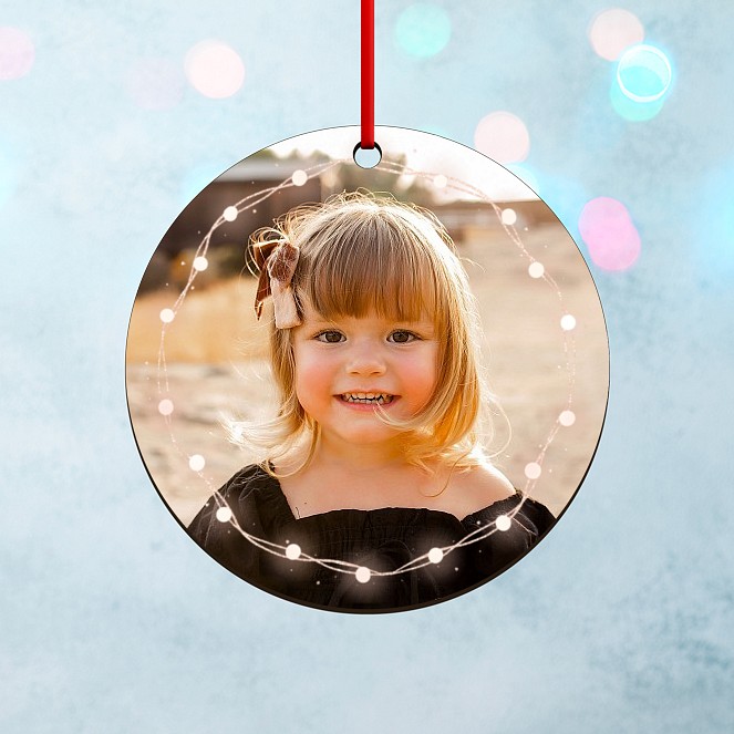 Twinkling Lights Personalized Ornaments