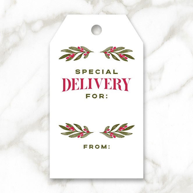 Antique Decor Custom Gift Tags