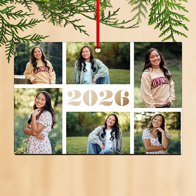 Year in Focus Personalized Ornaments