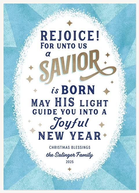 Guiding Light Personalized Holiday Cards